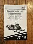 Arctic Cat Snowmobile Operator Manual. Fixed Price $25.00.