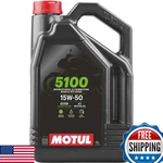 Motul 104083 5100 15W-50 Four-stroke Motorcycle Engine Oil 4L MA2 Street. Fixed Price $88.45.