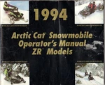 1994 Arctic Cat Zr Models Snowmobile Operator's Manual P/n 2254-963 (838). Fixed Price $23.08.