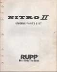 Rupp Nitro Ii Engine P/n 36646 Parts List Manual (554). Fixed Price $21.98.