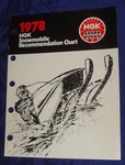 BS156 Vtg Ngk Spark Plug Snowmobile Chart 1978. Fixed Price $18.09.