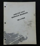1980 Arctic Cat Lynx Snowmobile Service Repair Manual Very Good Shape. Fixed Price $46.16.