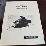 1976 Rupp Nitro & Magnum Snowmobile Chassis Parts List Manual New (R31). Fixed Price $29.99.