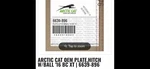 Arctic Snowmobile Ball Hitch With Plate For Bearcat. Fixed Price $285.00.