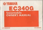 1983 Yamaha EC340G LIT-12628-00-45 Snowmobile Owners MANUAL(205). Fixed Price $29.68.