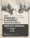 1973 Evinrude Johnson Snowmobile 21 Hp Service Manual 406133 (620). Fixed Price $46.18.