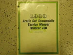 1993 Arctic Wildcat 700 Service Repair Shop Manual Oem 2254-830. Fixed Price $22.99.