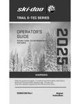 Ski-doo Owners Manual Book 2025 Mxz X-rs W/ Competition Package 850 E-tec Turbo. Fixed Price $23.00.