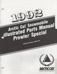 1992 Arctic Cat Snowmobile Prowler Special Parts Manual 2254-753 (270). Fixed Price $20.98.