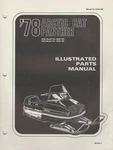 1978 Arctic Cat Snowmobile Panther Parts Manual 0185-104 (871). Fixed Price $23.98.