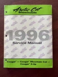 Arctic Cat Snowmobile 1996 Service Manual Cougar, 2255-309, Oem. Fixed Price $15.00.