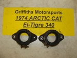 1974 Arctic Cat Eltigre TIA340SIB Fan Carb Intake Manifold Boots Insulator. Fixed Price $34.00.