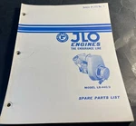 Printed 4-1970 Jlo Engines Model LR-440/2 Spare Parts Manual JP-7712 (281). Fixed Price $16.99.