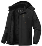 Men's Waterproof Ski Winter Hiking Jackets Snow Thermal Fleece Size Lg. Fixed Price $40.00.