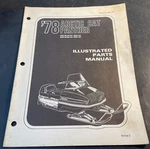 1978 Arctic Cat Snowmobile Panther Parts Manual P/n 0185-104 (A53). Fixed Price $19.99.