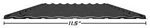 Caliber Lowpro Glides Wide 11.5" Piece Replacement CR0155. Fixed Price $28.39.
