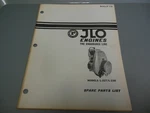 Rockwell Jlo Engine Spare Parts List L227 L-227 L230 L-230 1969 Bulletin JP-7710. Fixed Price $14.99.