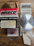 New Wiseco 2166P1 Piston, Rings And Circlips. .010 Oversize Fits Ski-doo 440. Fixed Price $119.00.