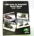 Arctic Cat 1992 Prowler -pantera Service Manual 2254-732 Artic. Fixed Price $23.75.