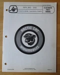 1975 Arctic Cat Jag 340 Snowmobile Parts Manual #0185-059. Fixed Price $12.99.