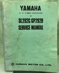 Genuine Yamaha LIT-12618-39-00 SL292C/GP292B Service Manual 1972. Fixed Price $25.17.