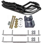 C&a Pro Black Tmx Snowmobile Skis W/ 6" Shaper Bars Complete Kit Arctic Cat. Fixed Price $499.35.