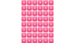Woodys ASG-3820-48 Support Plates Pink Square Pack. Fixed Price $99.92.