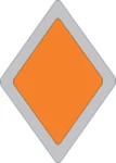 Voss Signs 264 Rb Orange Plastic Reflective Snowmobile Trail Blazer Diamond. Fixed Price $14.97.