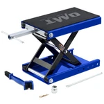Motorcycle Lift 1100LB Scissor Jack Wide Deck Blue Orion Tech Handle Stand. Fixed Price $124.99.