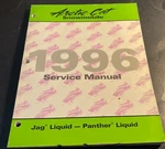 1996 Arctic Cat Jag Liquid,panther Service Manual P/n 2255-307 (852). Fixed Price $20.99.
