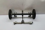 1986 Arctic Cat Jag 440 Center Bulkhead Frame Brace Bracket With Idle Wheels. Fixed Price $37.50.