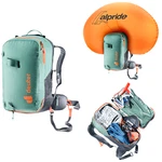 New Deuter Alproof Lite 20 Sl Jade Black Backpack Snowmobile Avalanche Bag. Fixed Price $1200.00.