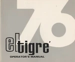 1976 Arctic Cat Snowmobile El Tigre' Operator's Manual P/n 2254-046 (299). Fixed Price $45.98.