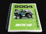 Arctic Cat 2004 Atv Models Workshop Service Manual: 491 Pages. Fixed Price $39.95.