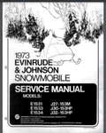 1973 Evinrude Johhnson & Series Snowmobile Service Manual 95 Pages 6 Models. Fixed Price $24.95.