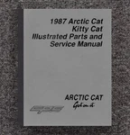 1987 Snowmobile Parts & Service Manual Fits 60CC Arctic Cat Kitty 2254350. Fixed Price $18.96.