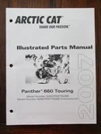 2007 Arctic Cat Panther 660 Touring Snowmobile Parts Manual. Fixed Price $12.99.